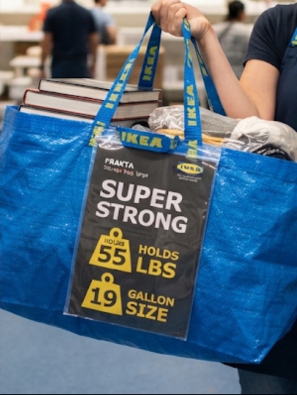 IKEA Frakta Bags, 4 bags included New - Picture 3 of 5